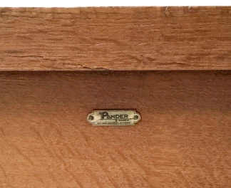 Hendrik Wouda Art Deco Modernist Single Bed for Pander, 1924